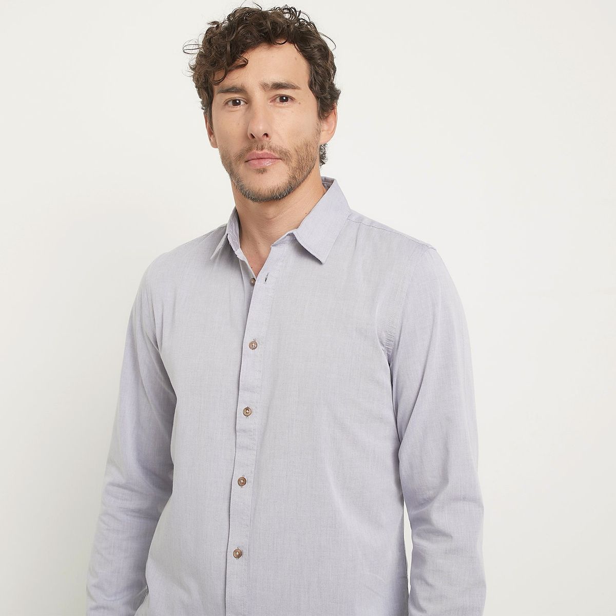 UNIVERSITY CLUB - Camisa Manga Larga 100% Algodón Hombre University Club