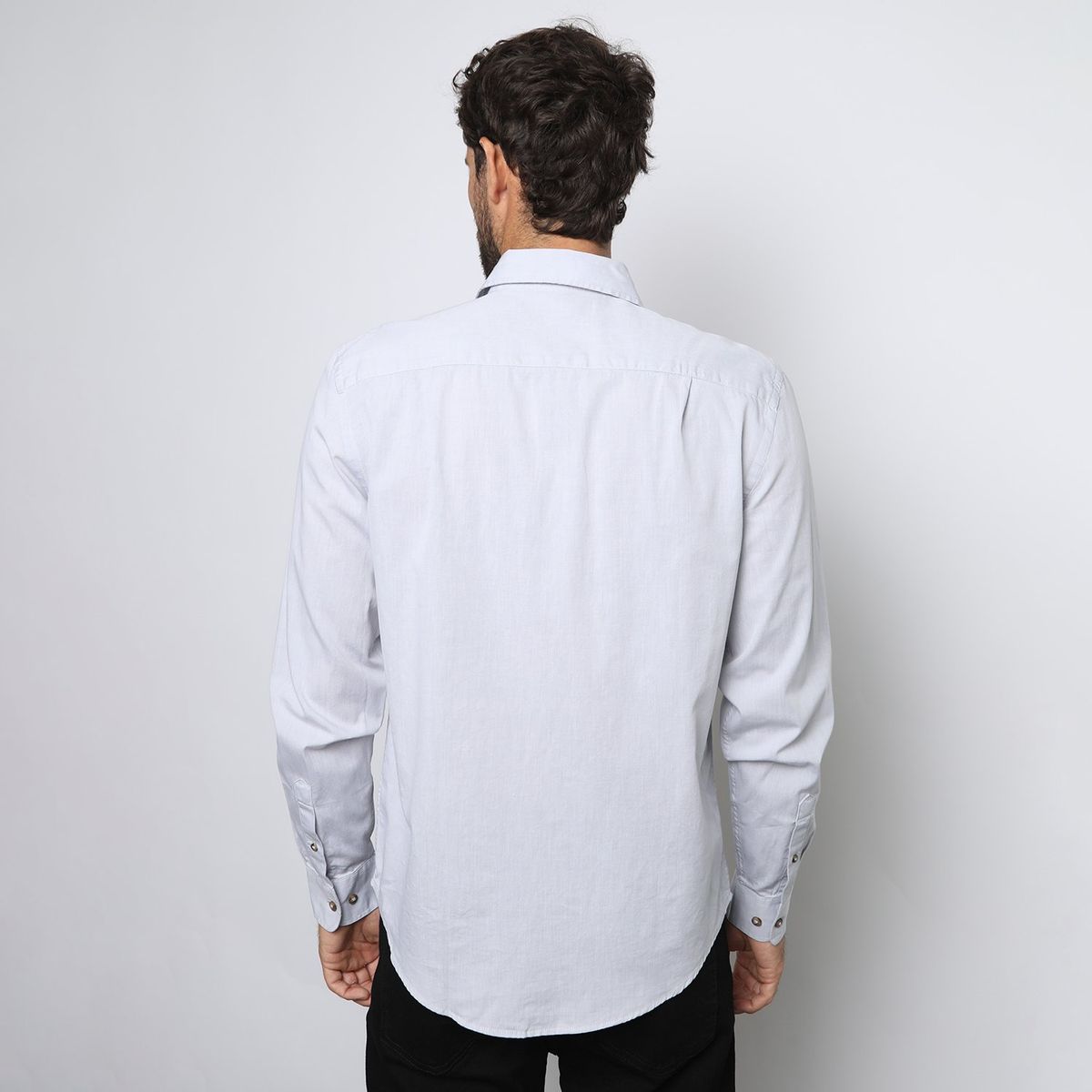 UNIVERSITY CLUB - Camisa Manga Larga 100% Algodón Hombre University Club