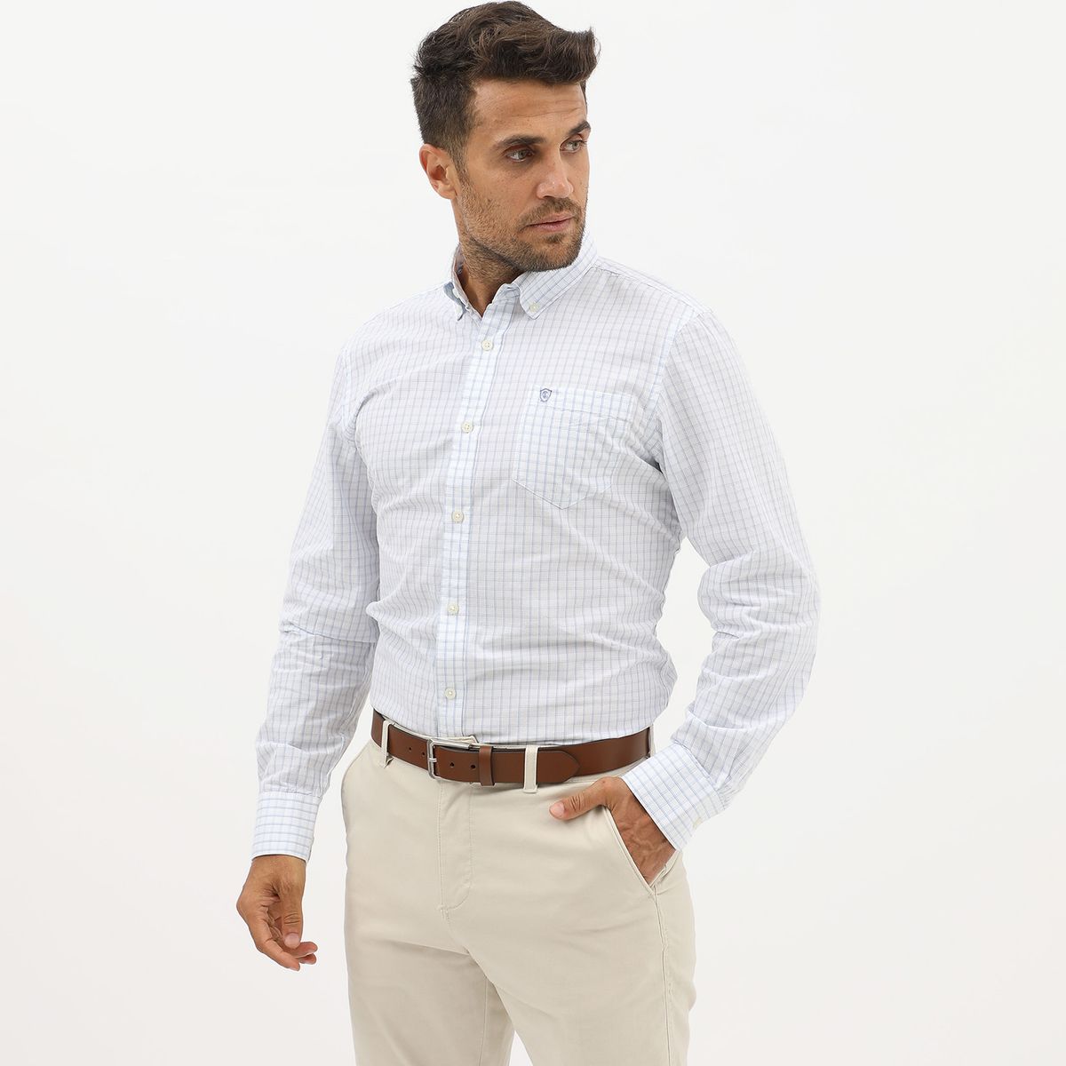 CHRISTIAN LACROIX - Camisa 100% Algodón Hombre Christian Lacroix