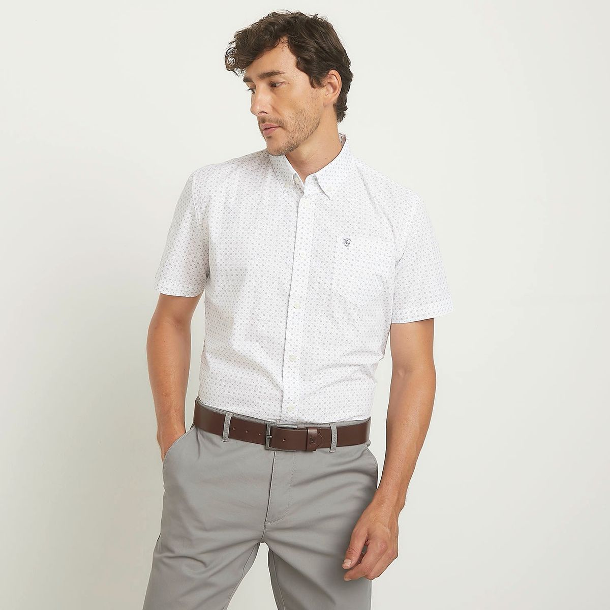 CHRISTIAN LACROIX - Camisa 100% Algodón Hombre Christian Lacroix
