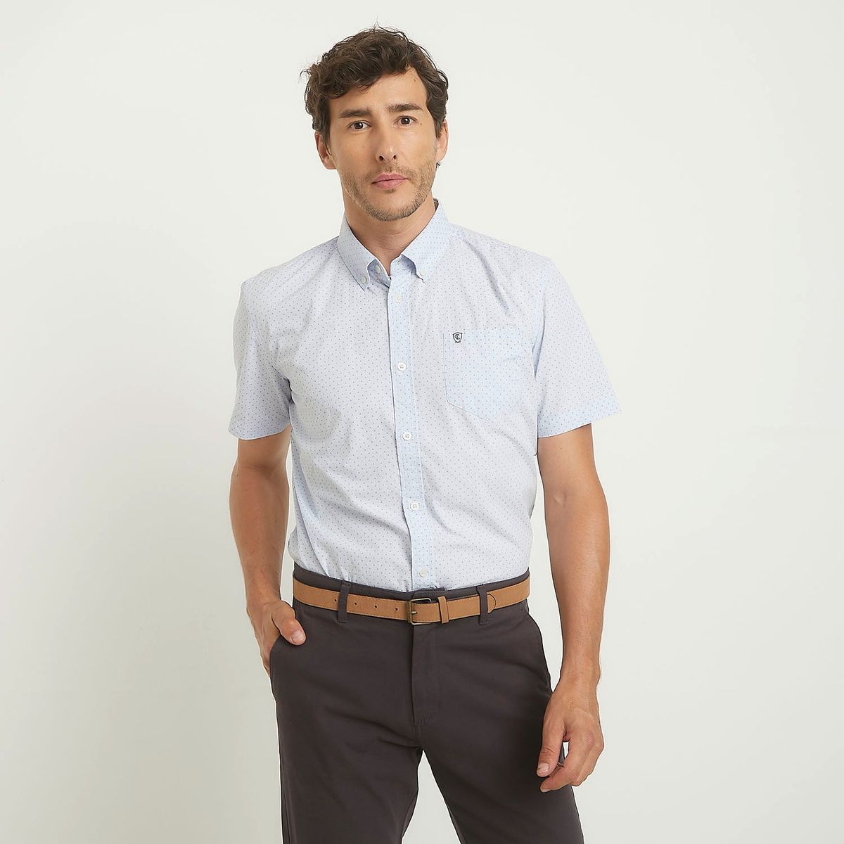 CHRISTIAN LACROIX - Camisa 100% Algodón Hombre Christian Lacroix