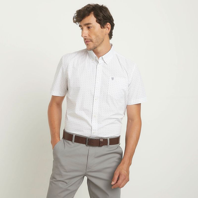 CHRISTIAN LACROIX - Camisa 100% Algodón Hombre Christian Lacroix