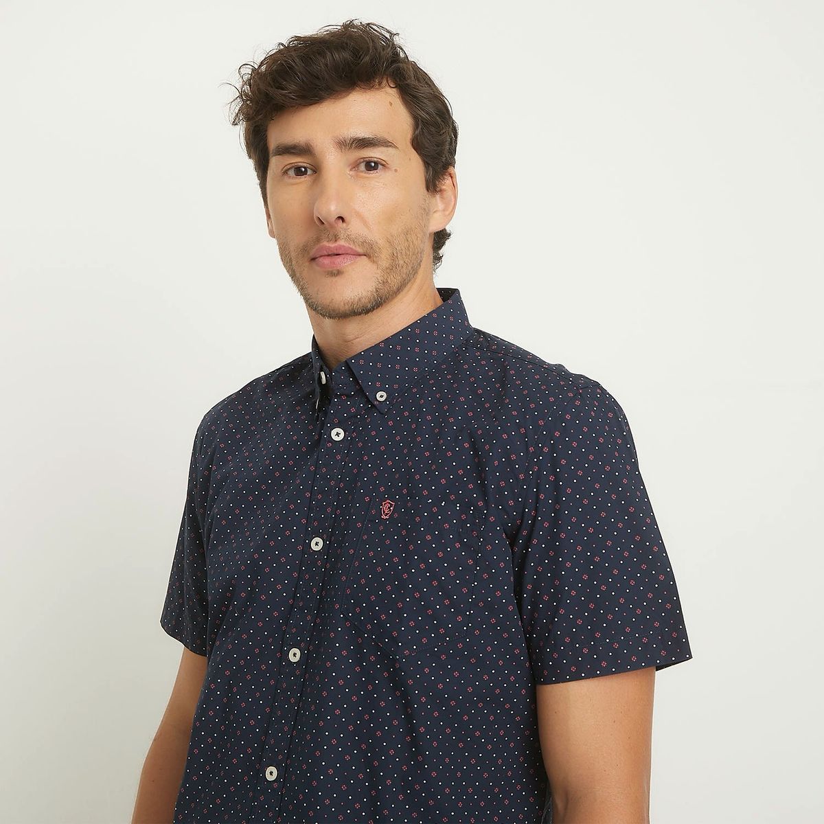 CHRISTIAN LACROIX - Camisa 100% Algodón Hombre Christian Lacroix