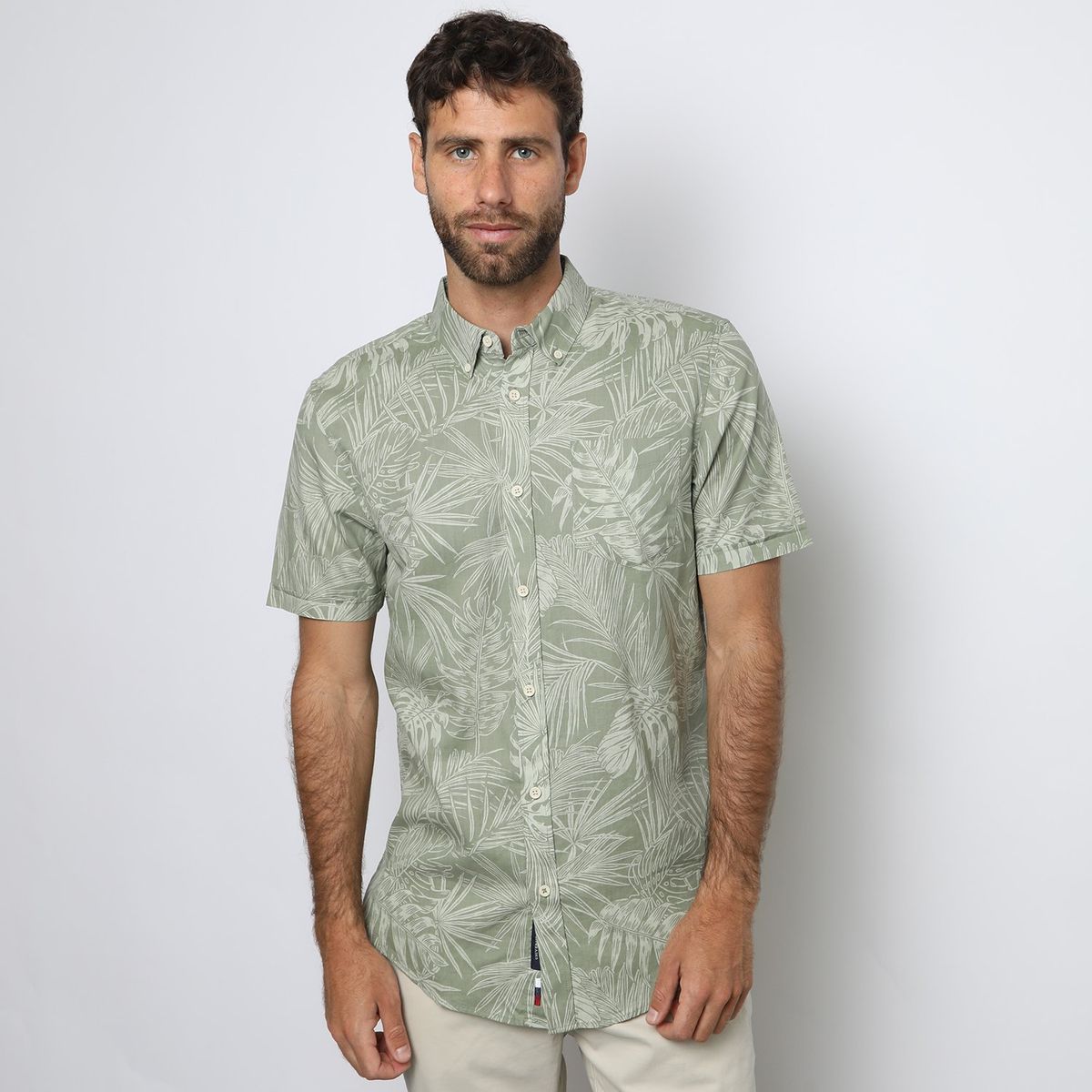 UNIVERSITY CLUB - Camisa Manga Corta 100% Algodón Hombre University Club 