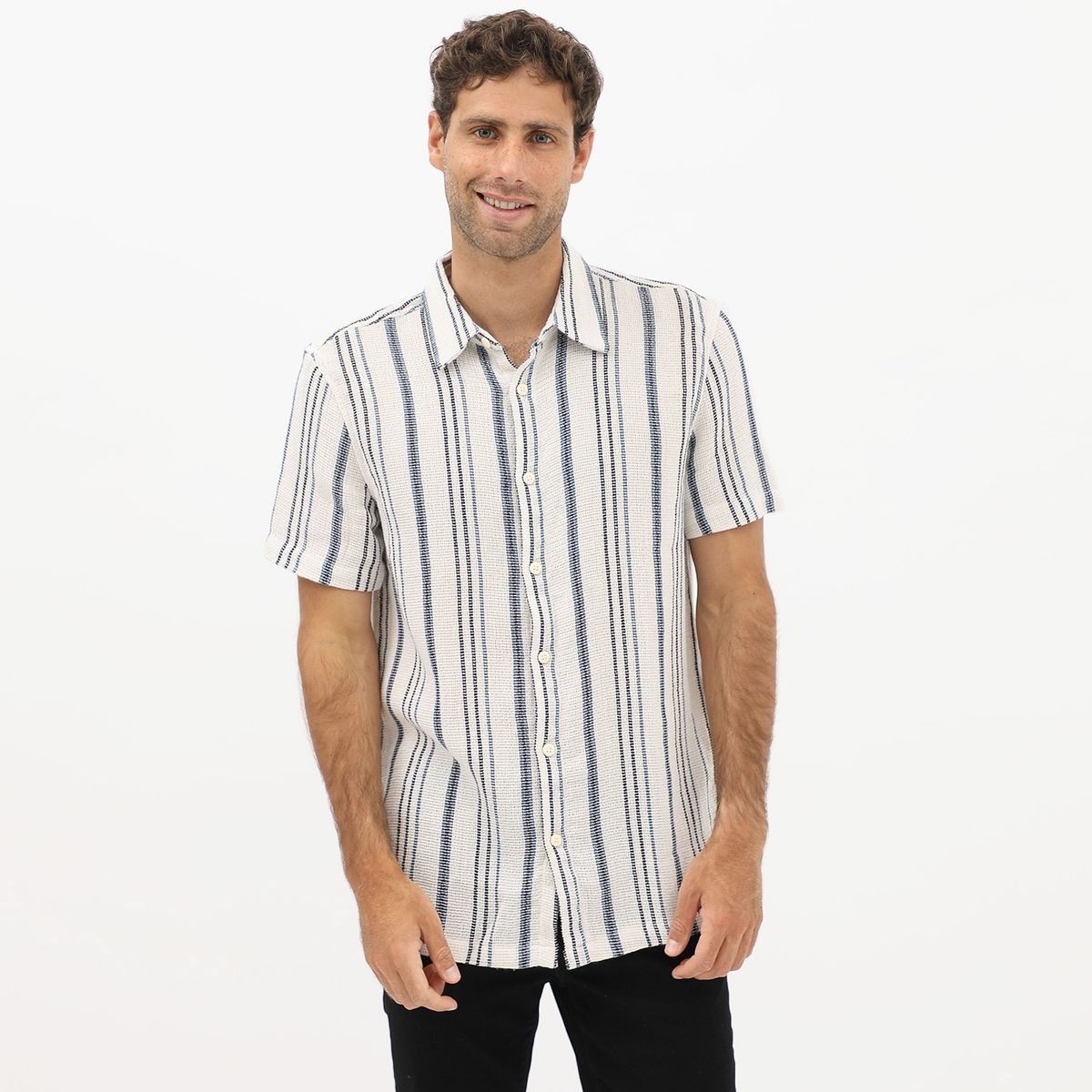 BASEMENT - Camisa Algodón Hombre Basement