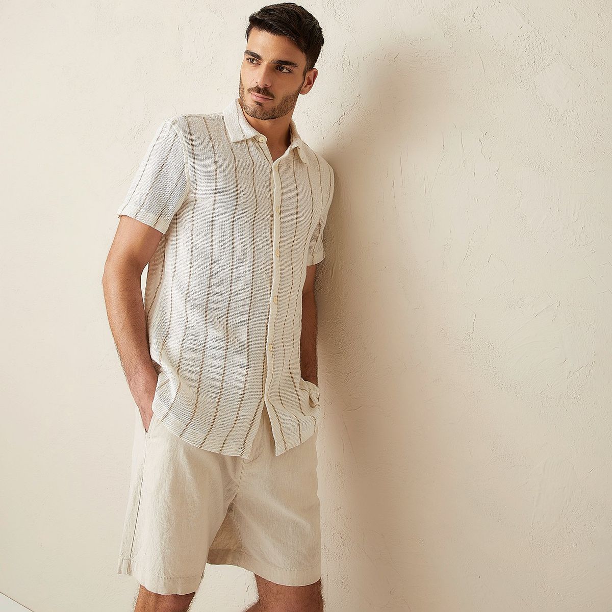 BASEMENT - Camisa Algodón Hombre Basement