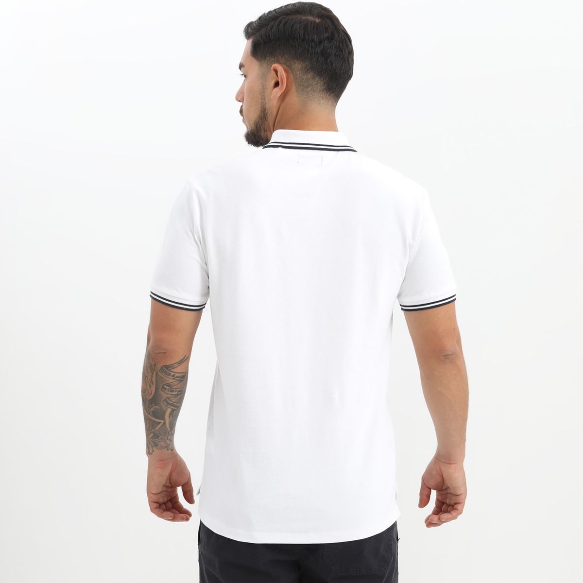 BASEMENT - Polo Basement Manga Corta Algodón Cuello