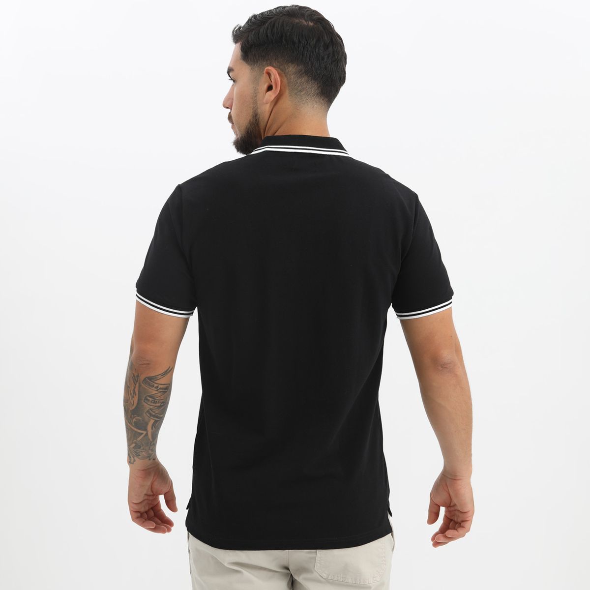 BASEMENT - Polo Basement Manga Corta Algodón Cuello