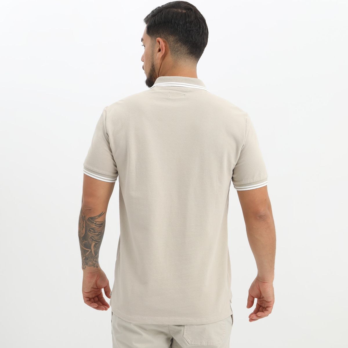 BASEMENT - Polo Basement Manga Corta Algodón Cuello