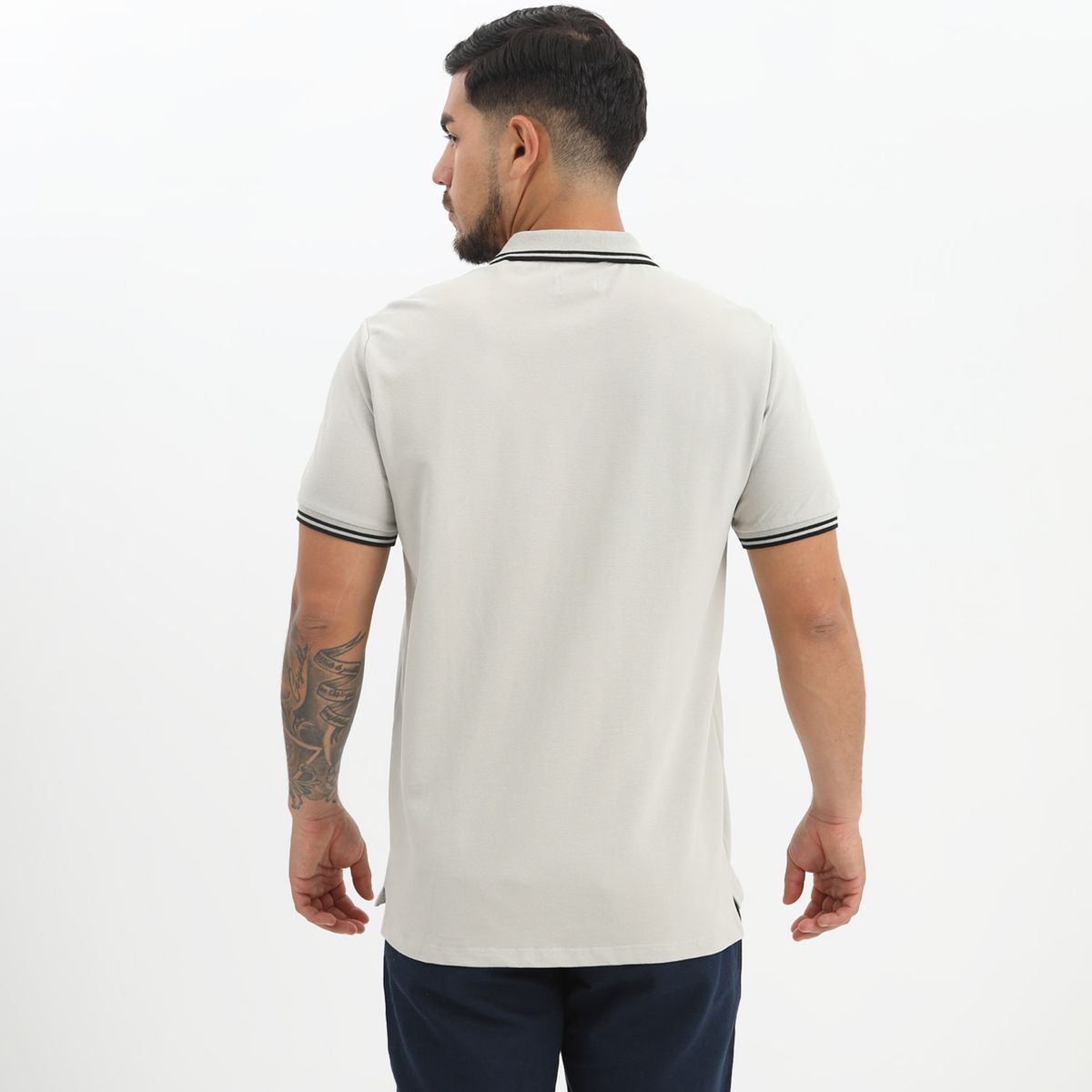 BASEMENT - Polo Basement Manga Corta Algodón Cuello