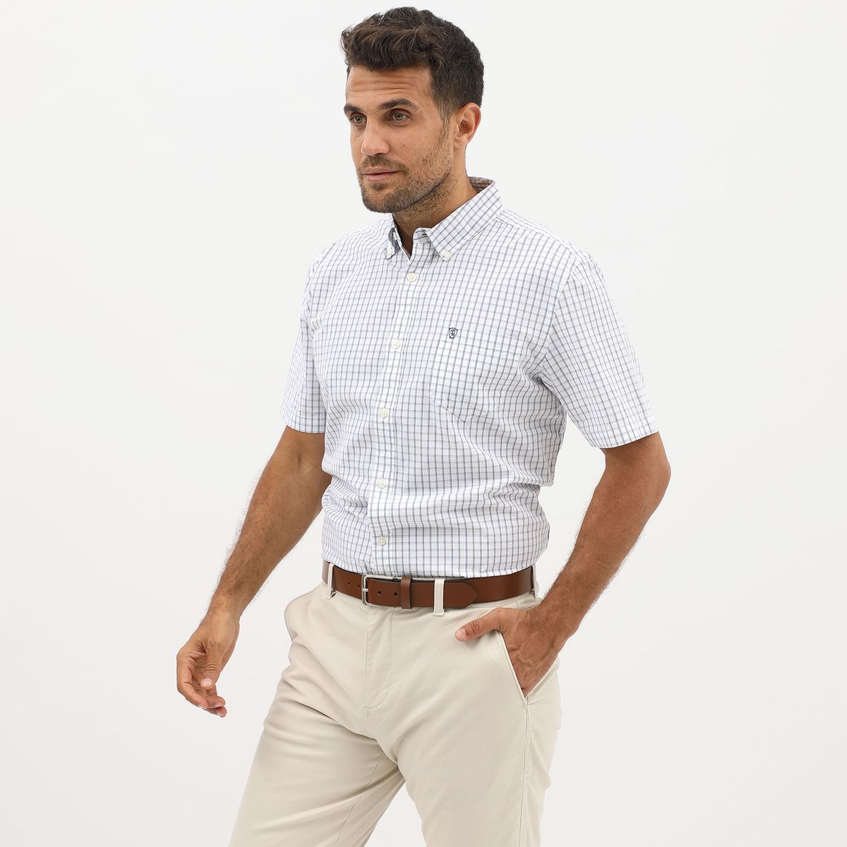 CHRISTIAN LACROIX - Camisa Cuadros Algodón Hombre Christian Lacroix