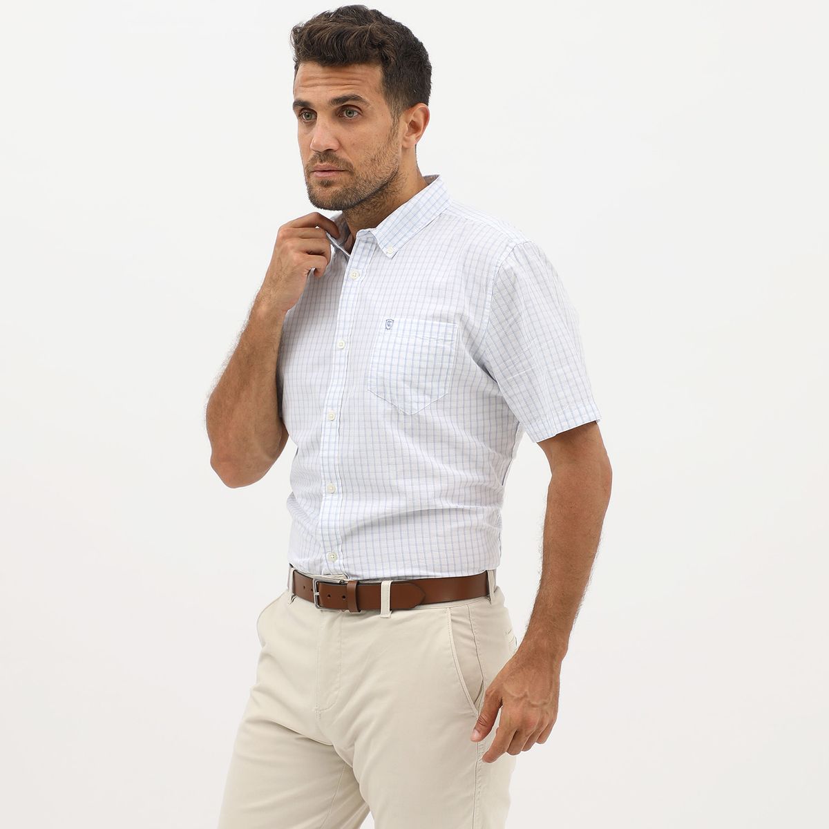 CHRISTIAN LACROIX - Camisa Cuadros Algodón Hombre Christian Lacroix