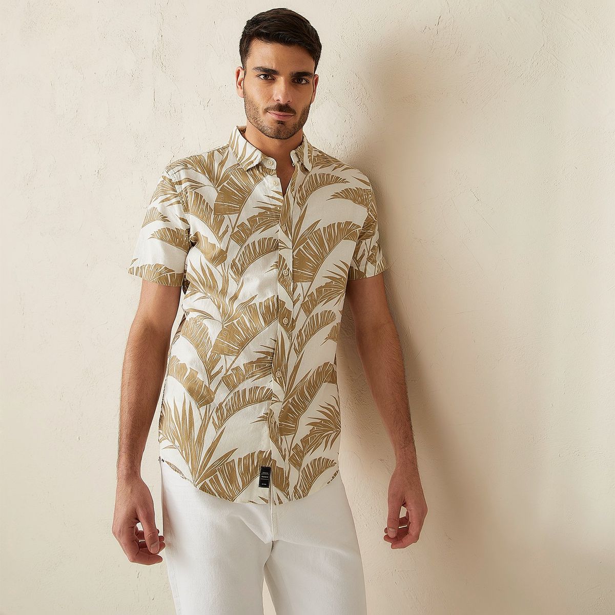 BASEMENT - Camisa Algodón Hombre Basement