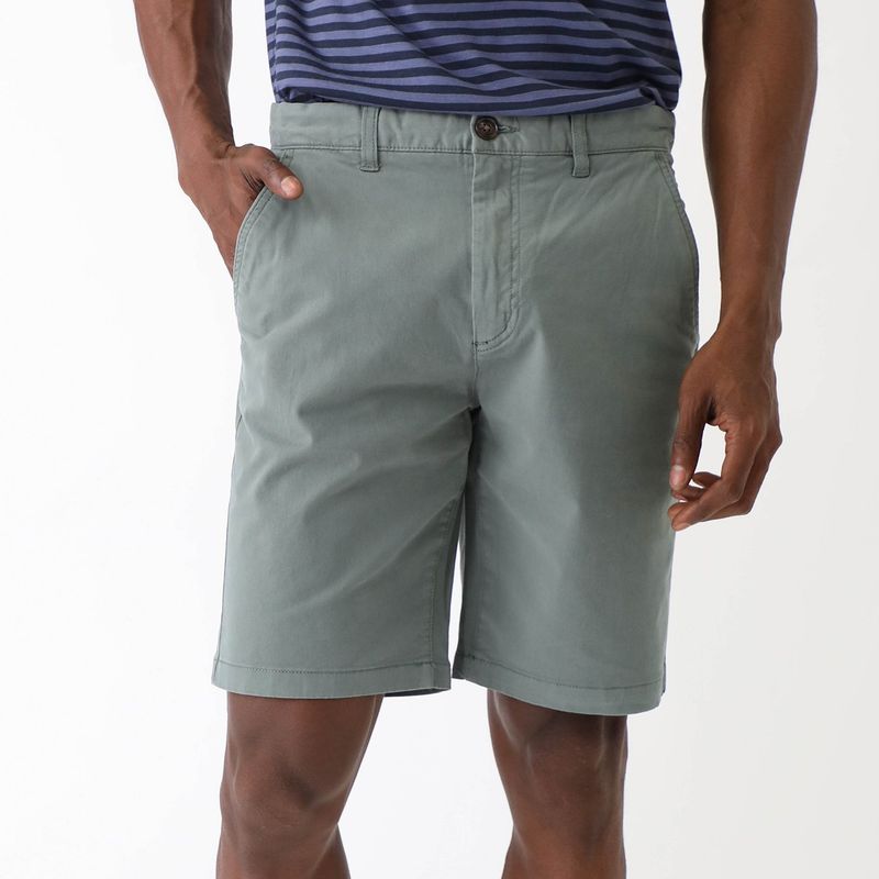 UNIVERSITY CLUB - Short University Club Liso Para Hombre - Algodón