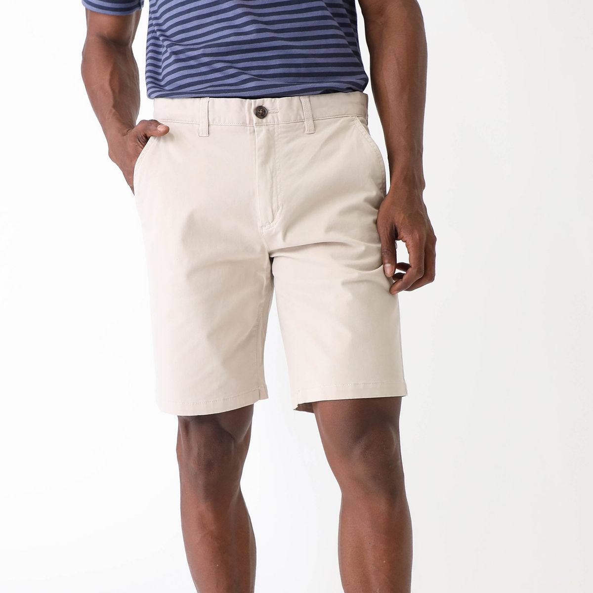 UNIVERSITY CLUB - Short University Club Liso Para Hombre - Algodón