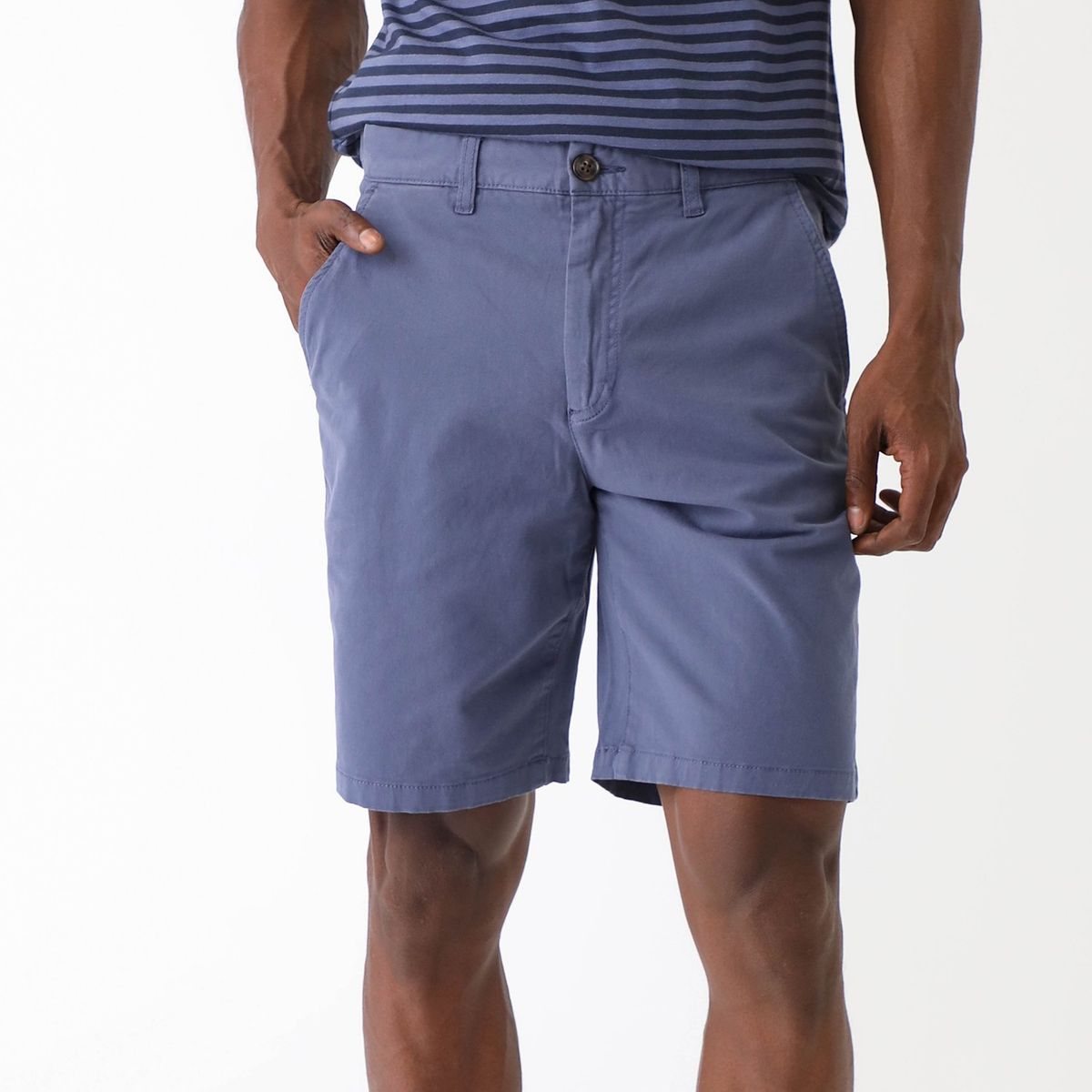 UNIVERSITY CLUB - Short University Club Liso Para Hombre - Algodón