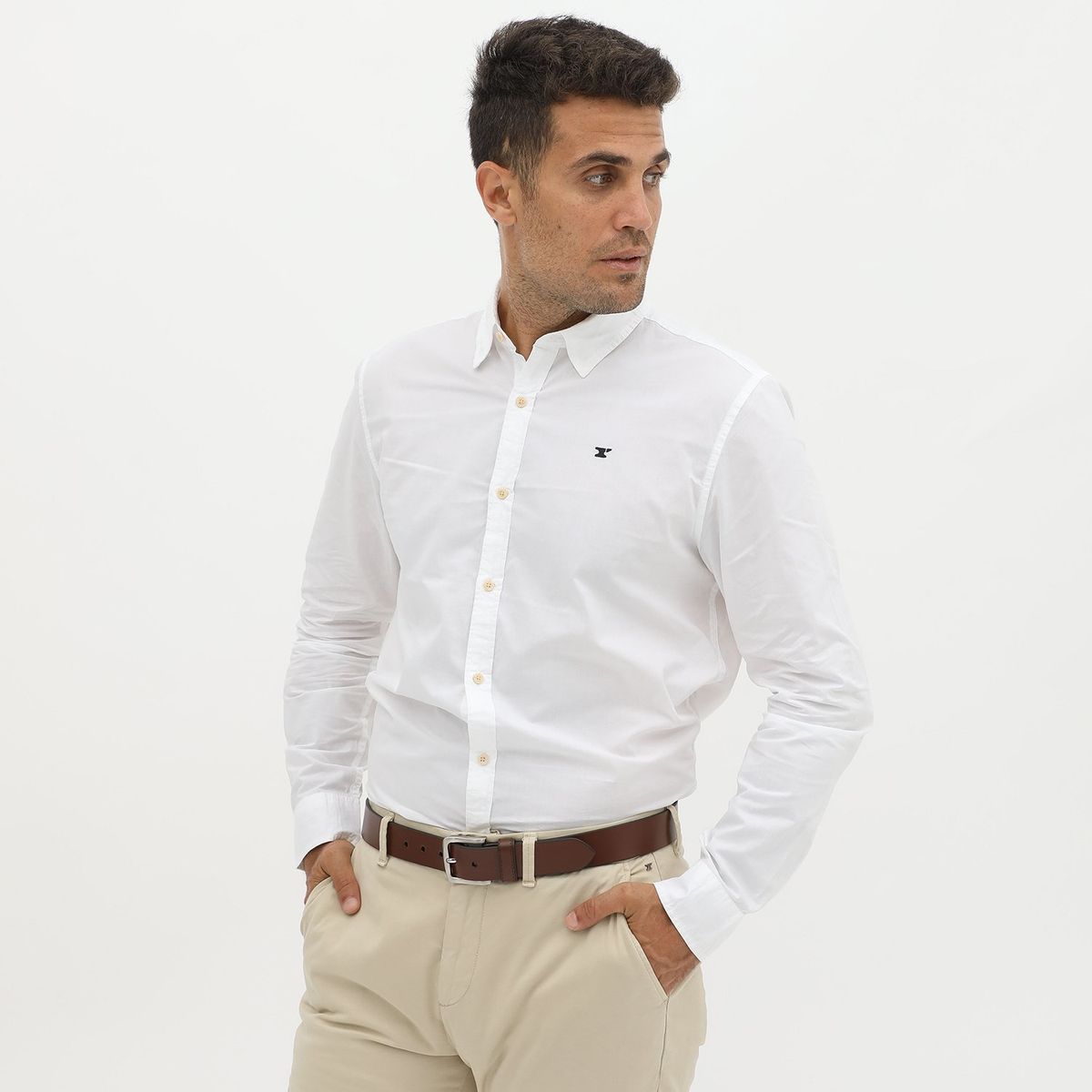 WOLF&HANK - Camisa 100% Algodón Hombre Wolf&hank