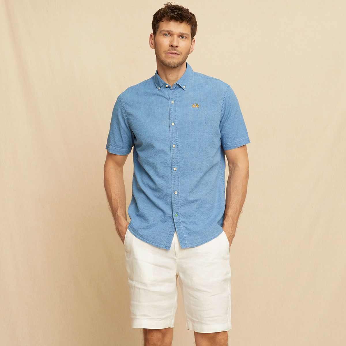 LA MARTINA - Camisa 100% Algodón Hombre La Martina