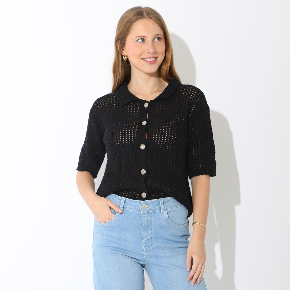 SYBILLA - Blusa 100% Algodón Mujer Sybilla