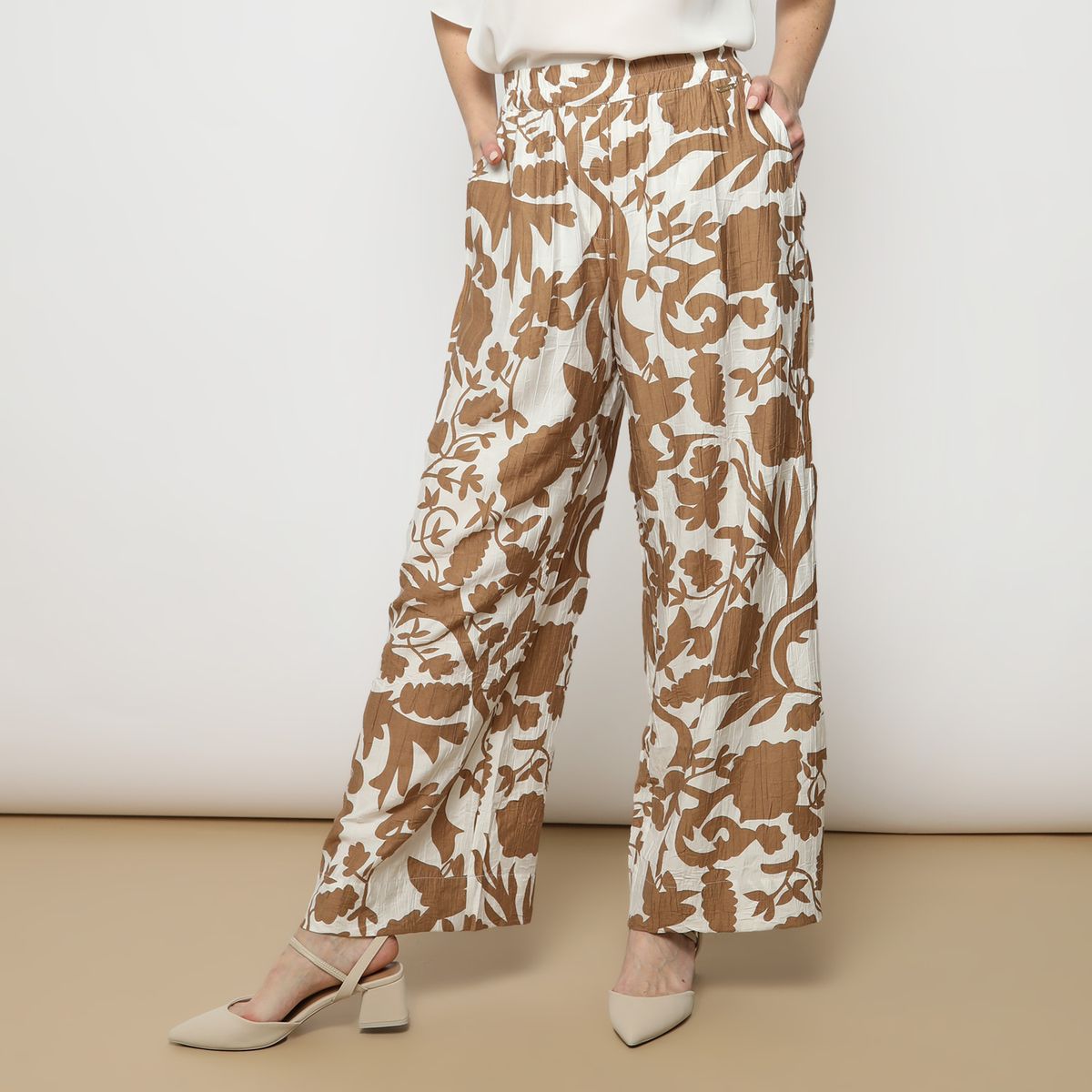 STEFANO COCCI - Pantalón Stefano Cocci Mujer Cintura Elástica