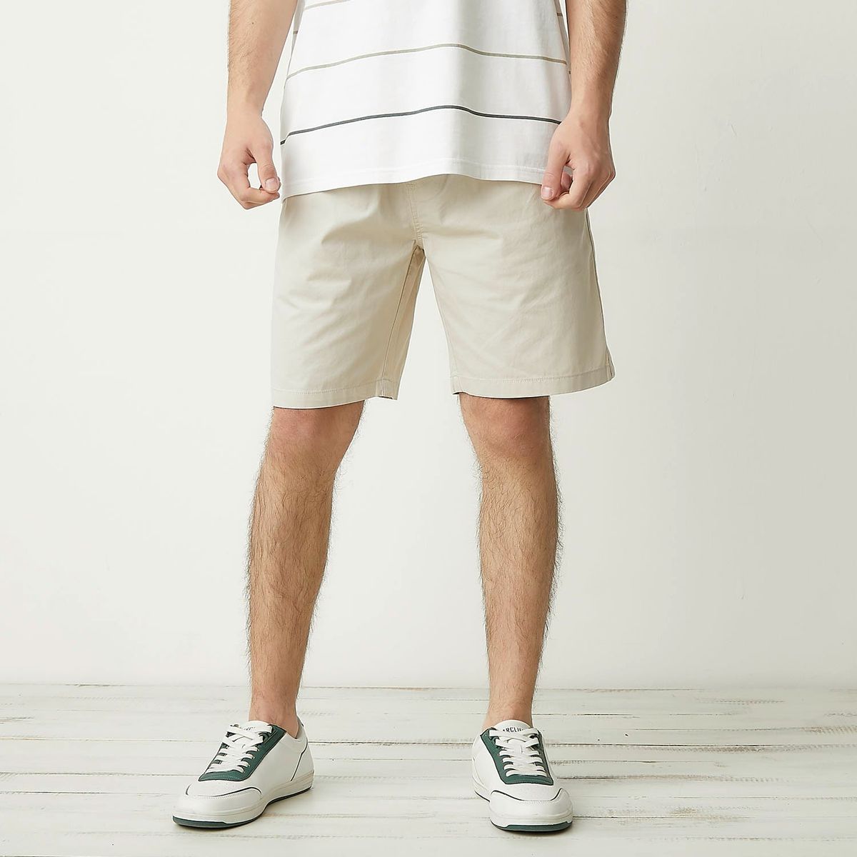 BEARCLIFF - Short Bearcliff Algodón Liso Y Cómodo Para Hombre