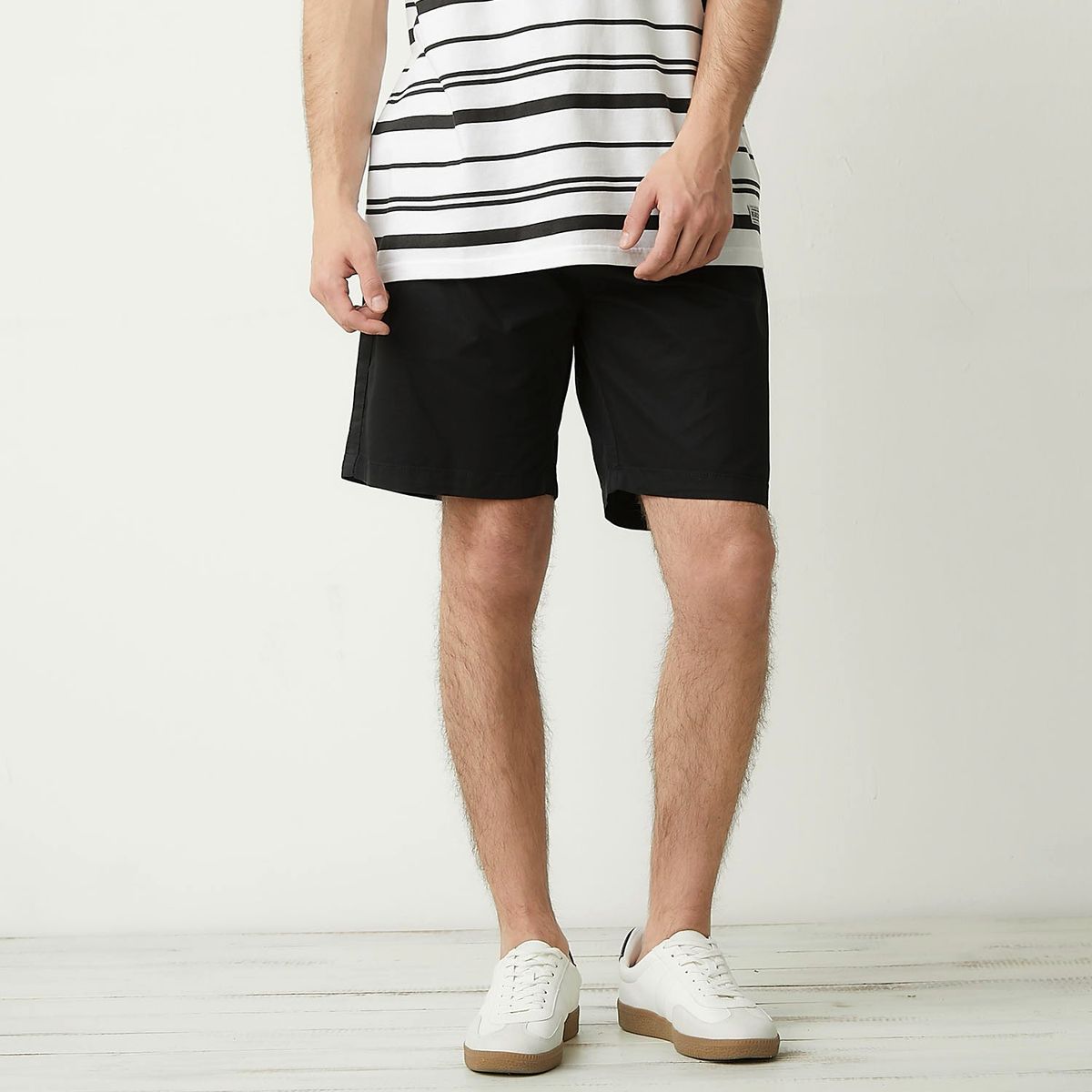 BEARCLIFF - Short Bearcliff Algodón Liso Y Cómodo Para Hombre