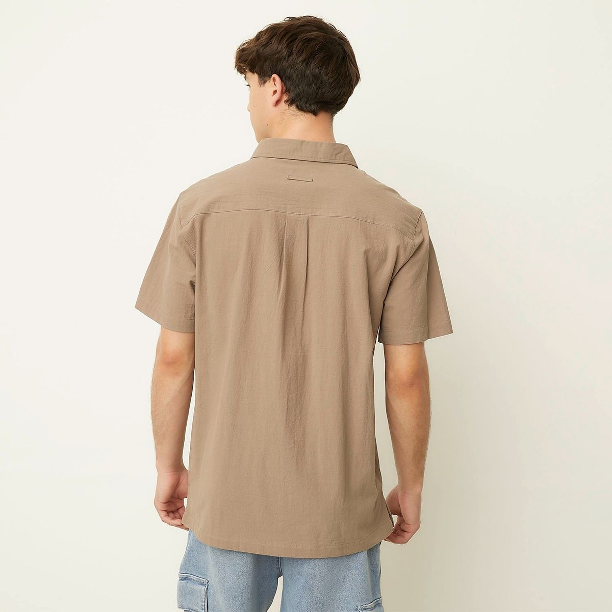 BEARCLIFF - Camisa Bearcliff Manga Corta Clásica 100% Algodón