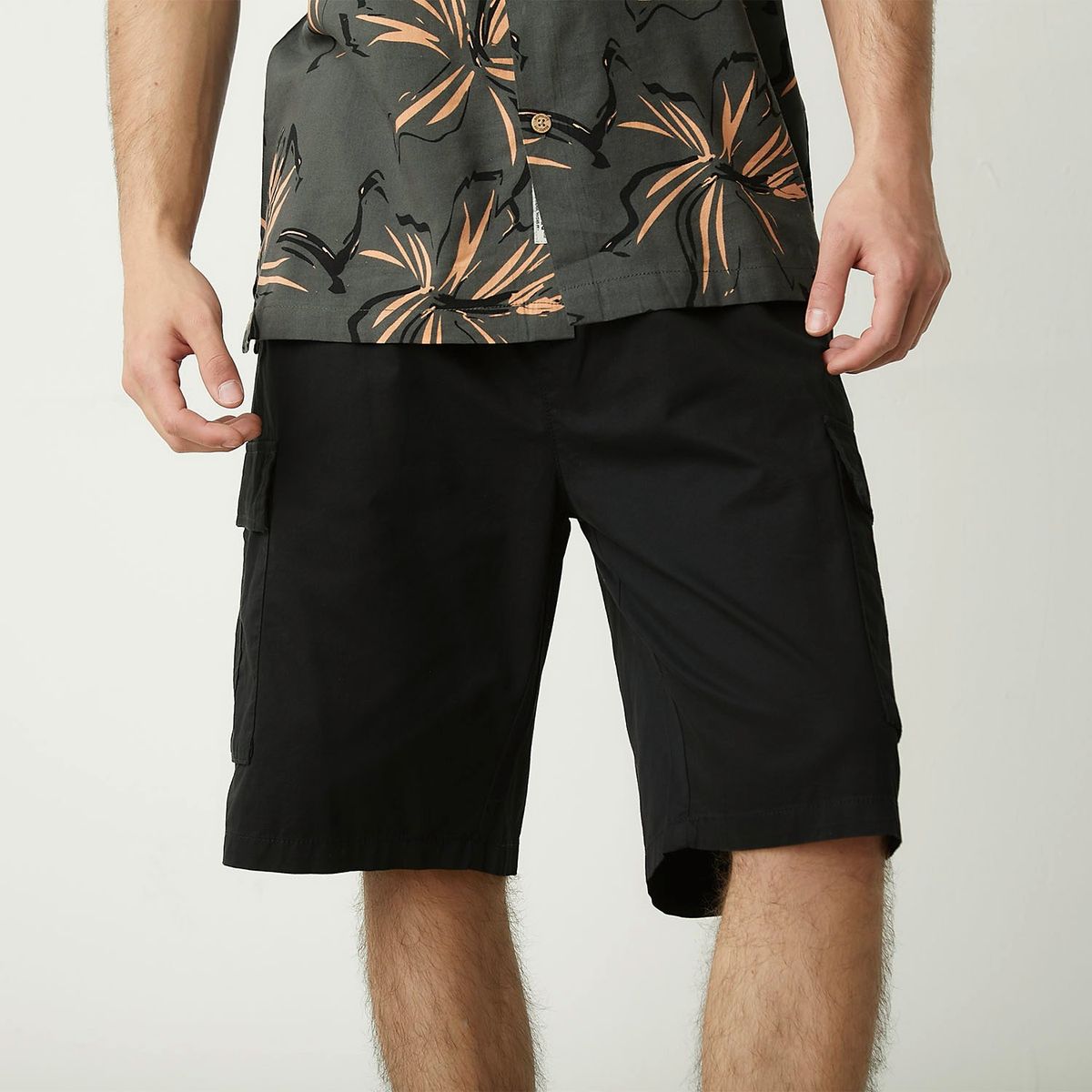 BEARCLIFF - Short Bearcliff Algodón Con Bolsillos