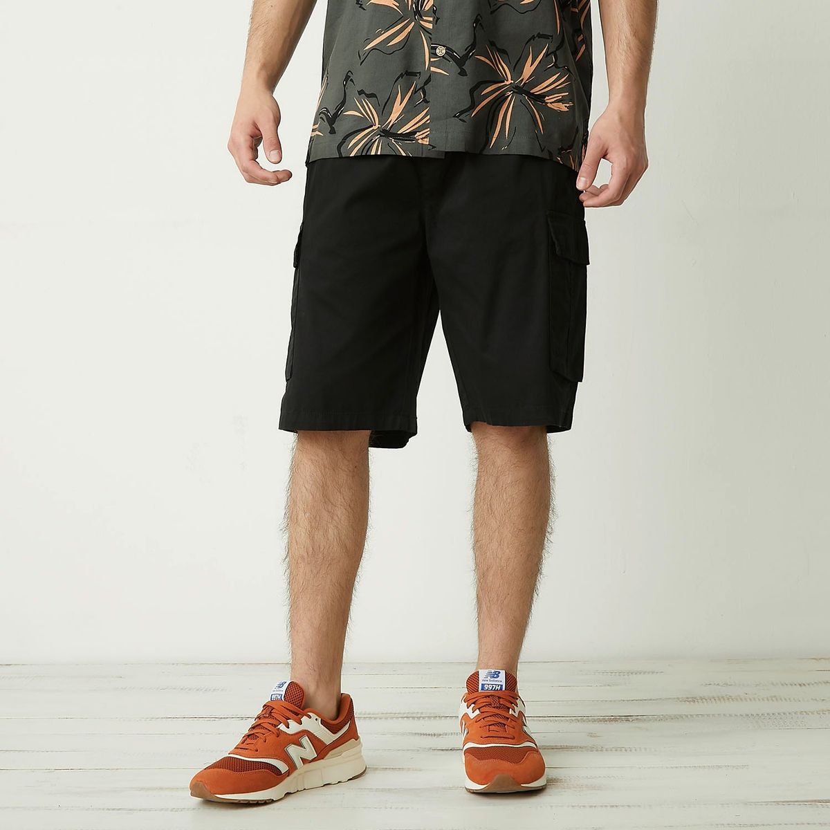 BEARCLIFF - Short Bearcliff Algodón Con Bolsillos