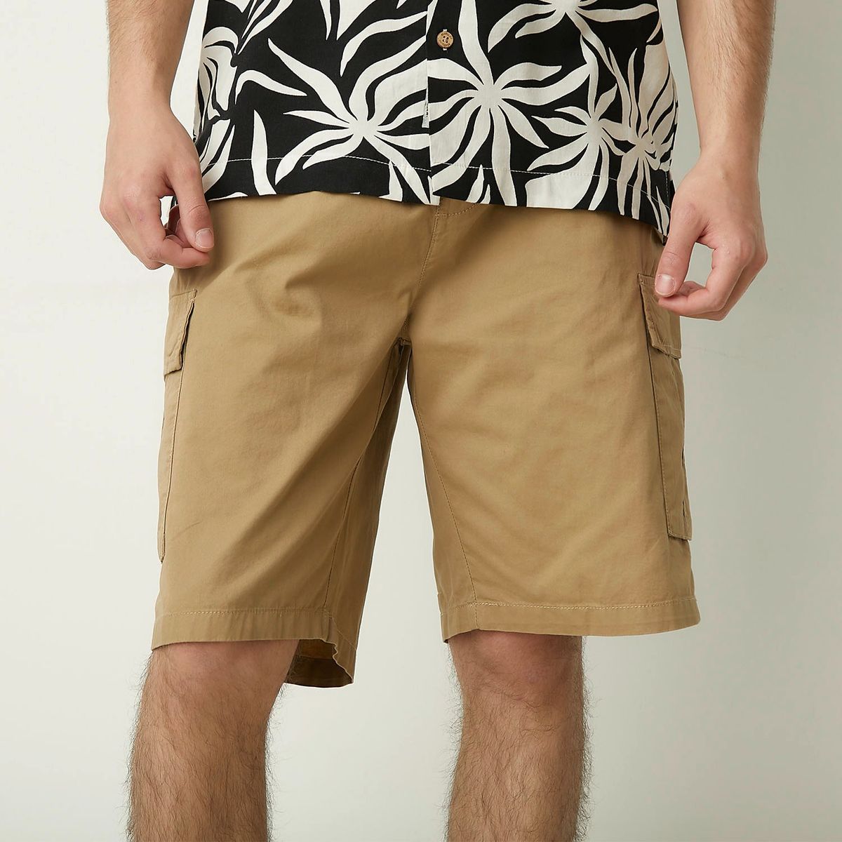 BEARCLIFF - Short Bearcliff Algodón Con Bolsillos