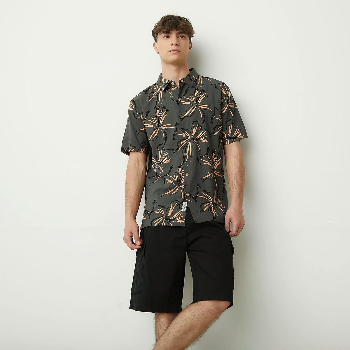 BEARCLIFF - Camisa Algodón Hombre Bearcliff