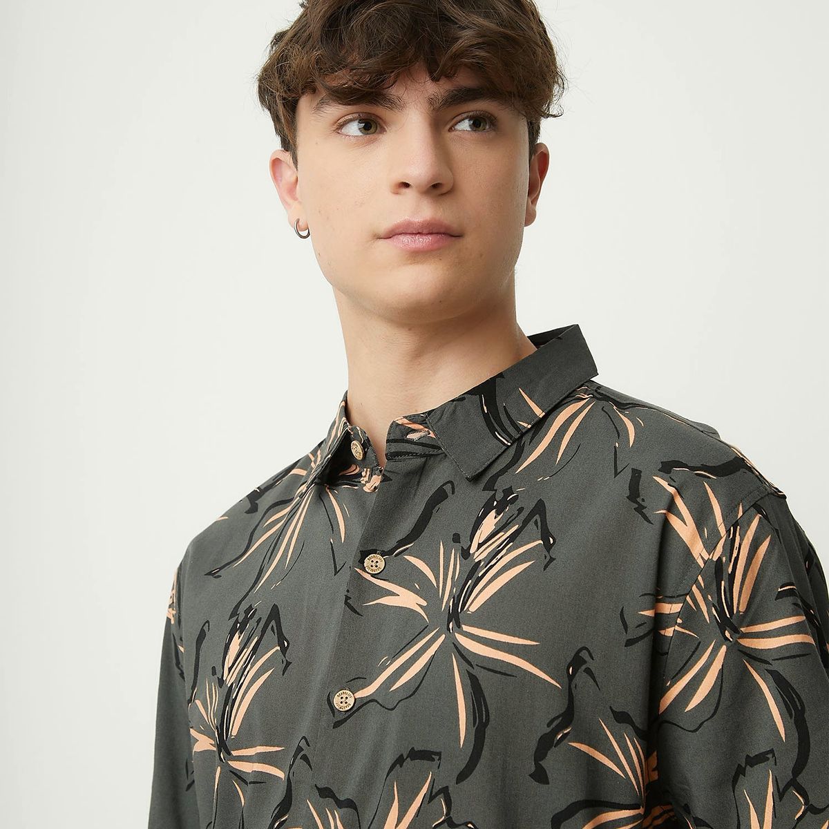 BEARCLIFF - Camisa Algodón Hombre Bearcliff