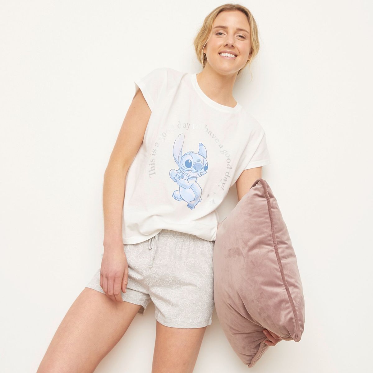 DISNEY - Pijama Algodón Mujer Disney