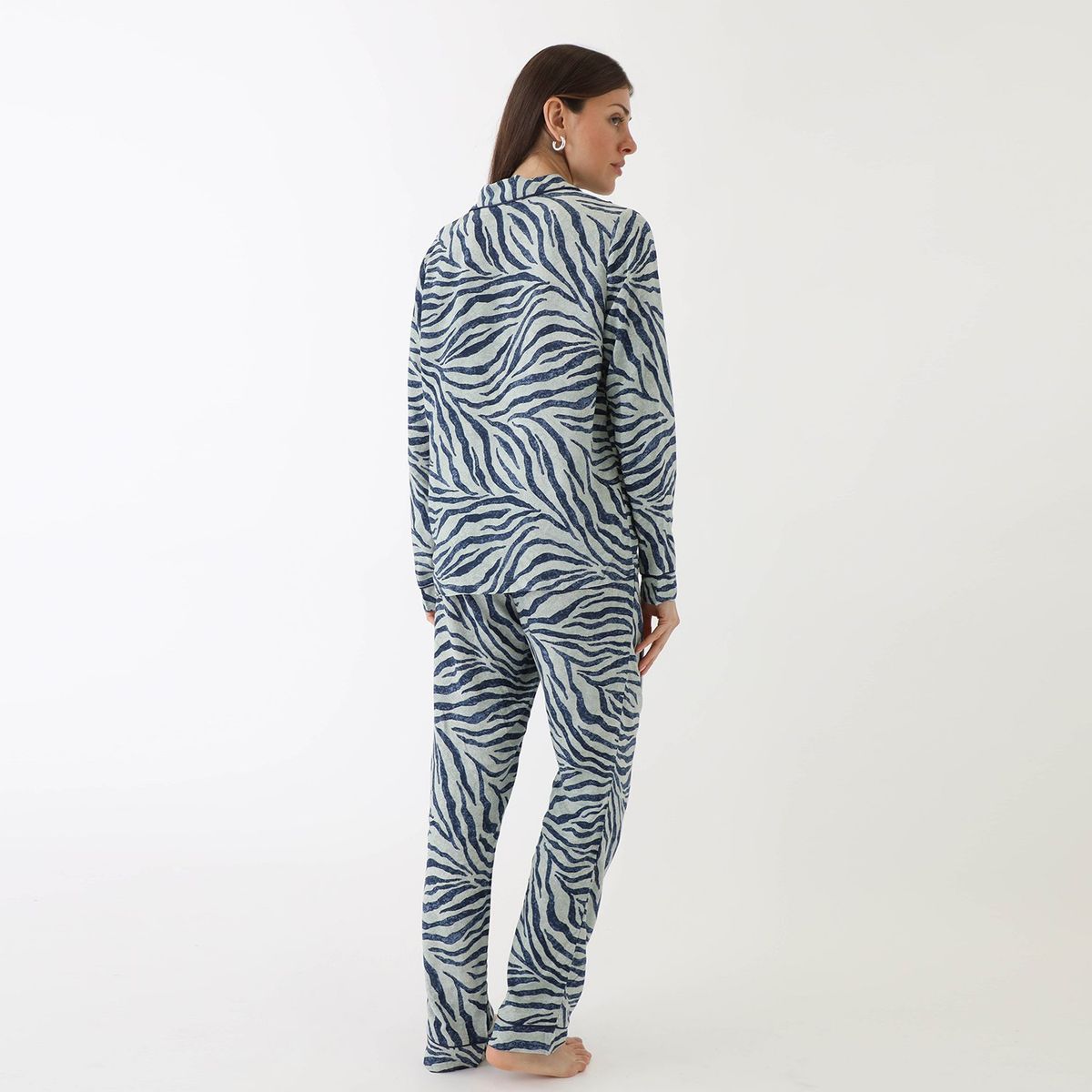 BLU - Pijama Algodón Mujer Blu