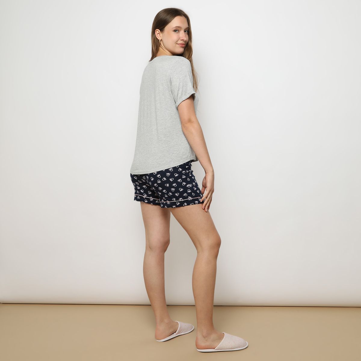 BENETTON - Pijama Benetton Mujer Con Short