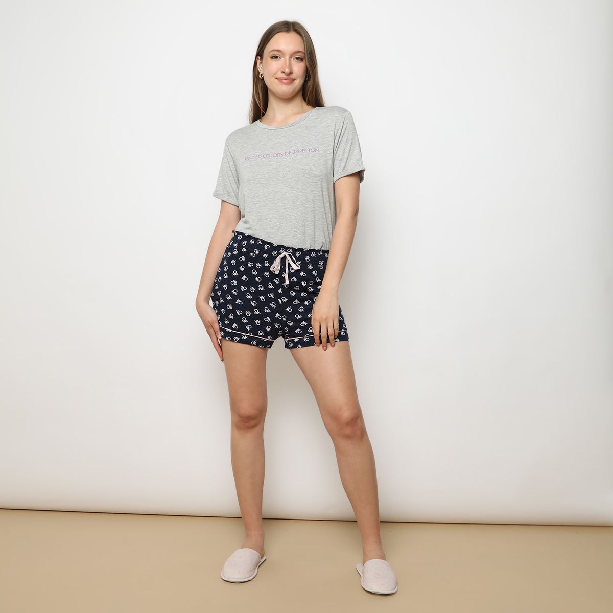 BENETTON - Pijama Benetton Mujer Con Short