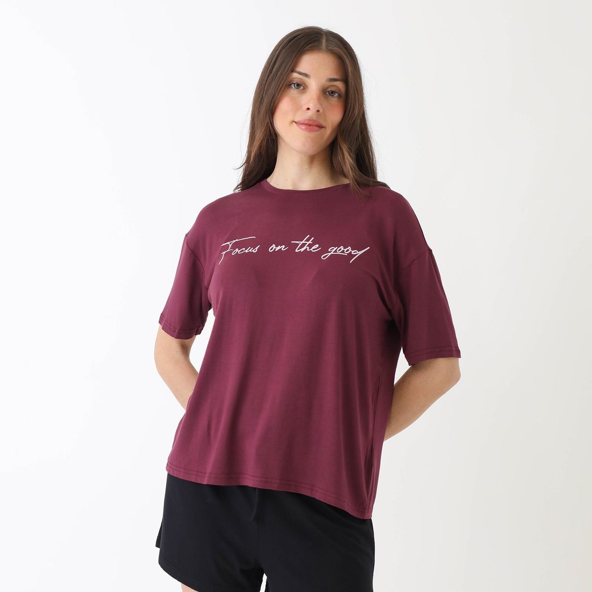 BLU - Polo Pijama Manga Corta Mujer Blu