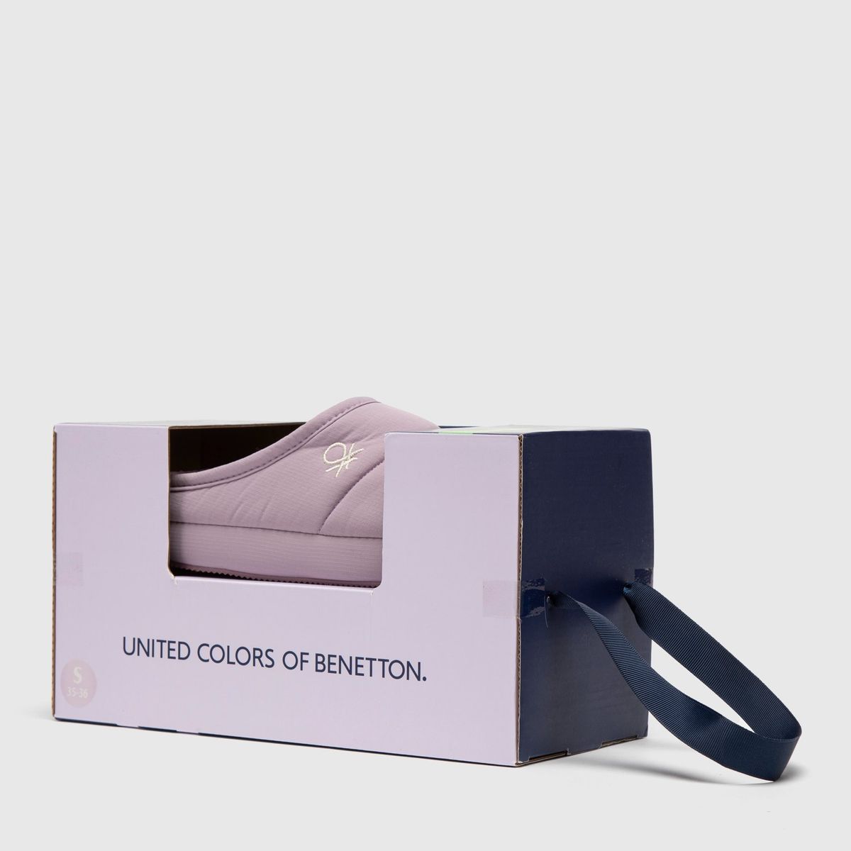 BENETTON - Pantufla Benetton Textil Acolchada Suave
