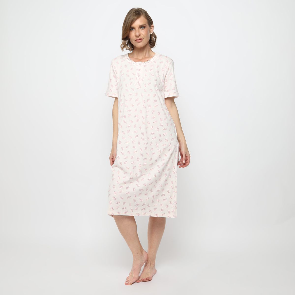 STEFANO COCCI - Camisa De Dormir Stefano Cocci 100% Algodón