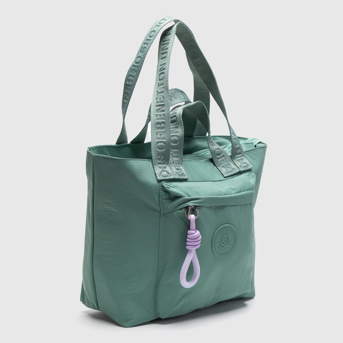 BENETTON - Tote Benetton Con Bolsillo