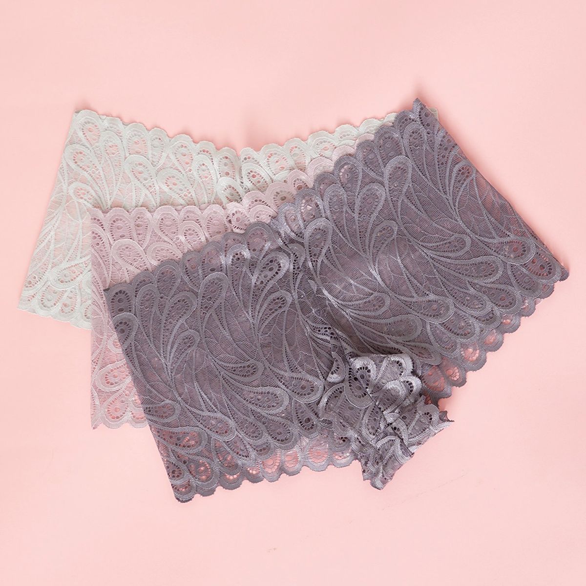 BLU - Pack X3 Calzón con Encaje