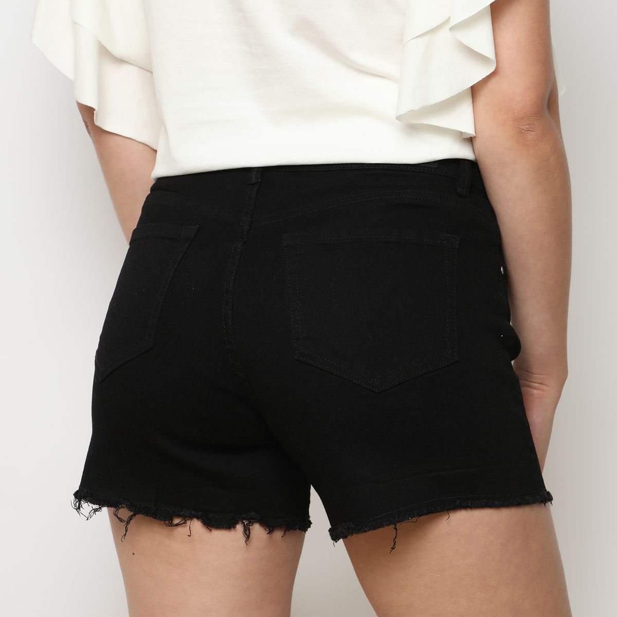 BASEMENT - Short Jean Algodón Mujer Basement