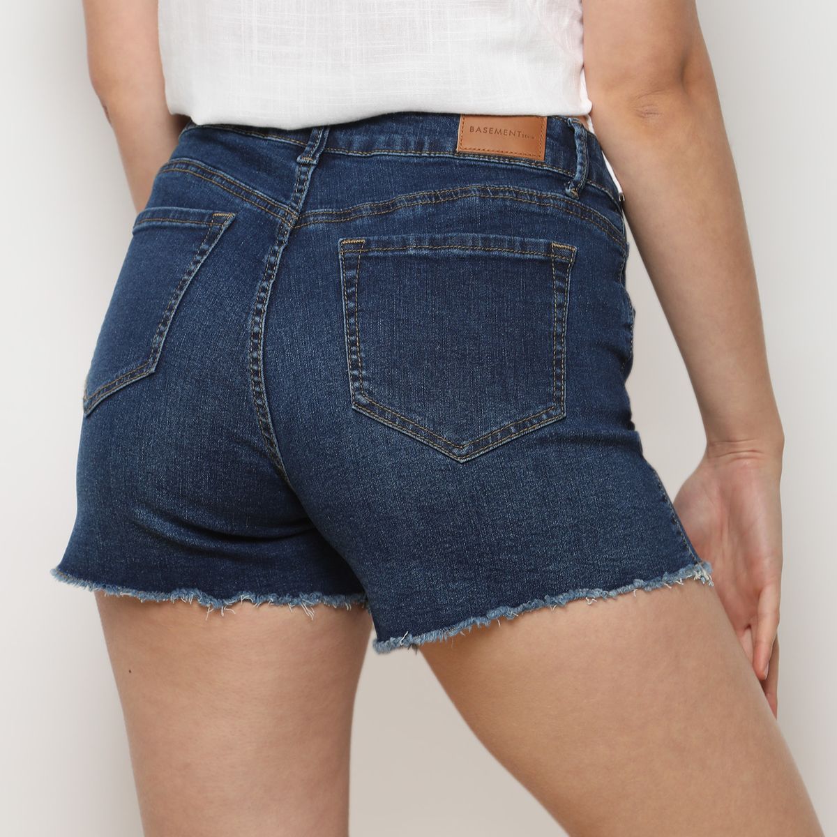 BASEMENT - Short Jean Algodón Mujer Basement