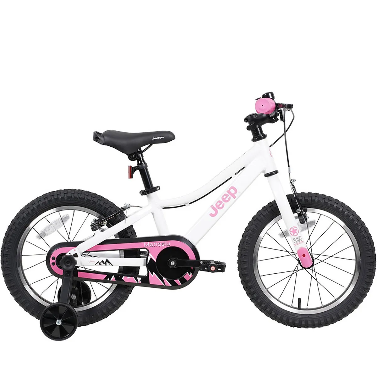JEEP - Bicicleta Infantil Jeep Aro 16 Con Frenos V-Brake Y Asiento Con Asa