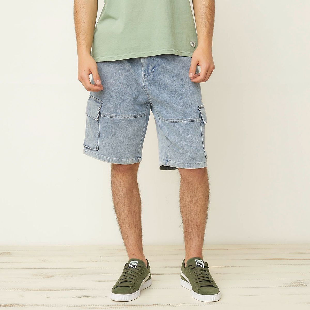 BEARCLIFF - Short Algodón Hombre Bearcliff