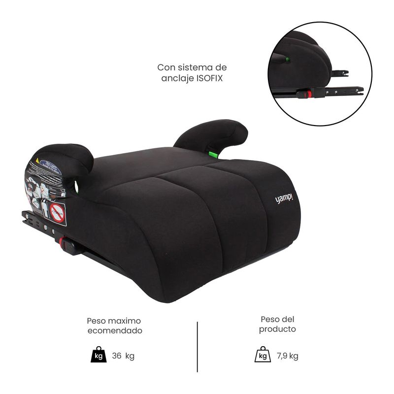 YAMP - Booster Para Bebé Isofix Manly Yamp