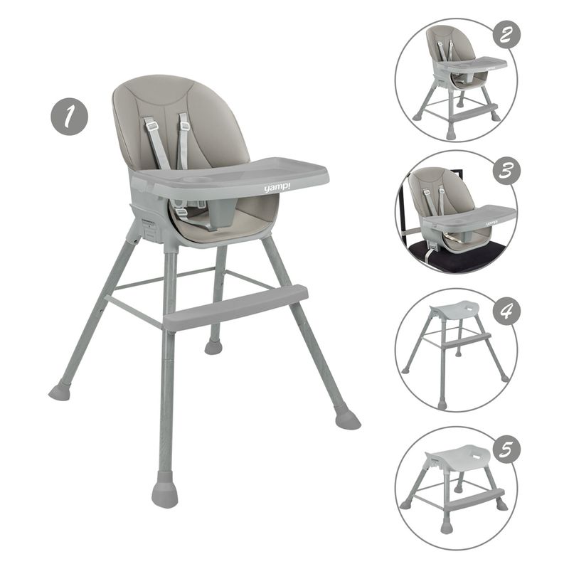 YAMP - Silla De Comer Bebé 5 En 1 Executive Yamp
