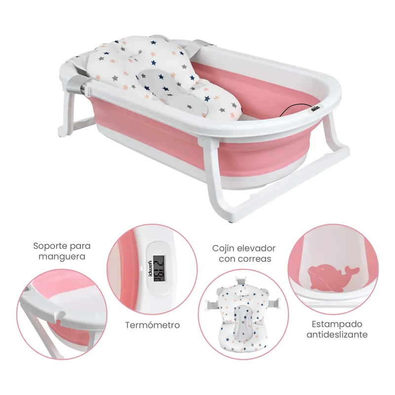 YAMP - Tina De Baño Bebé Pol Con Termometro Yamp