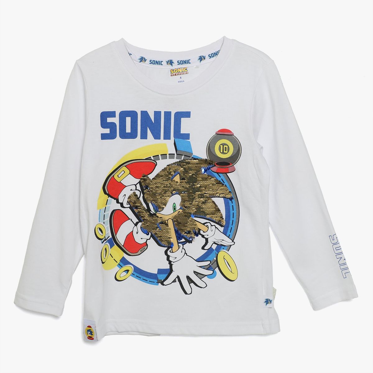 SONIC - Polo Niño Manga Larga Algodón Sonic