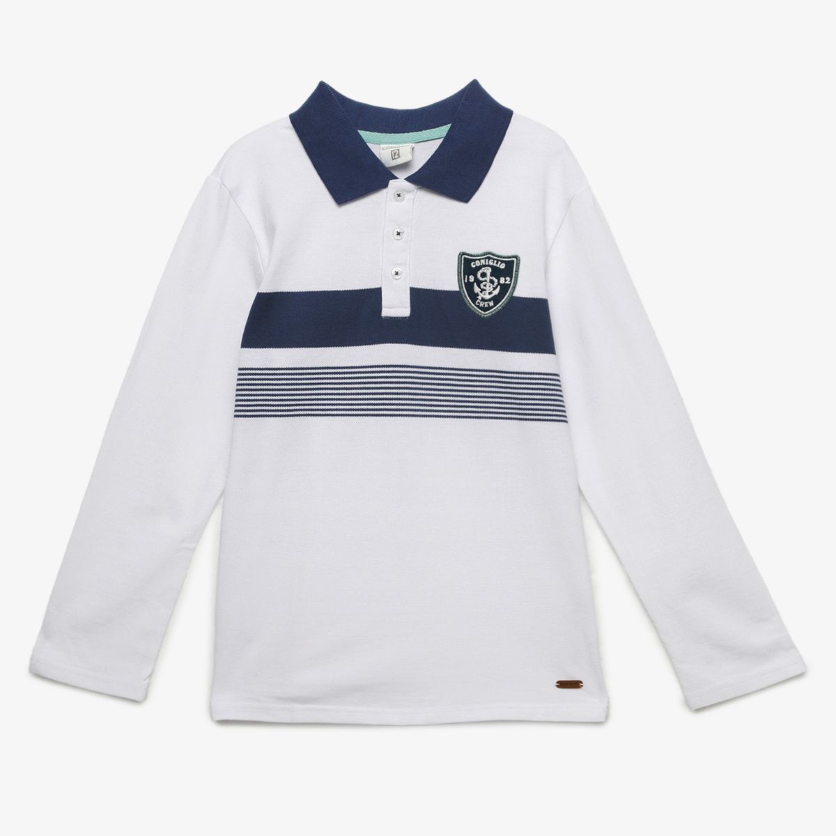 CONIGLIO - Polo Niño Manga Larga Algodón Coniglio